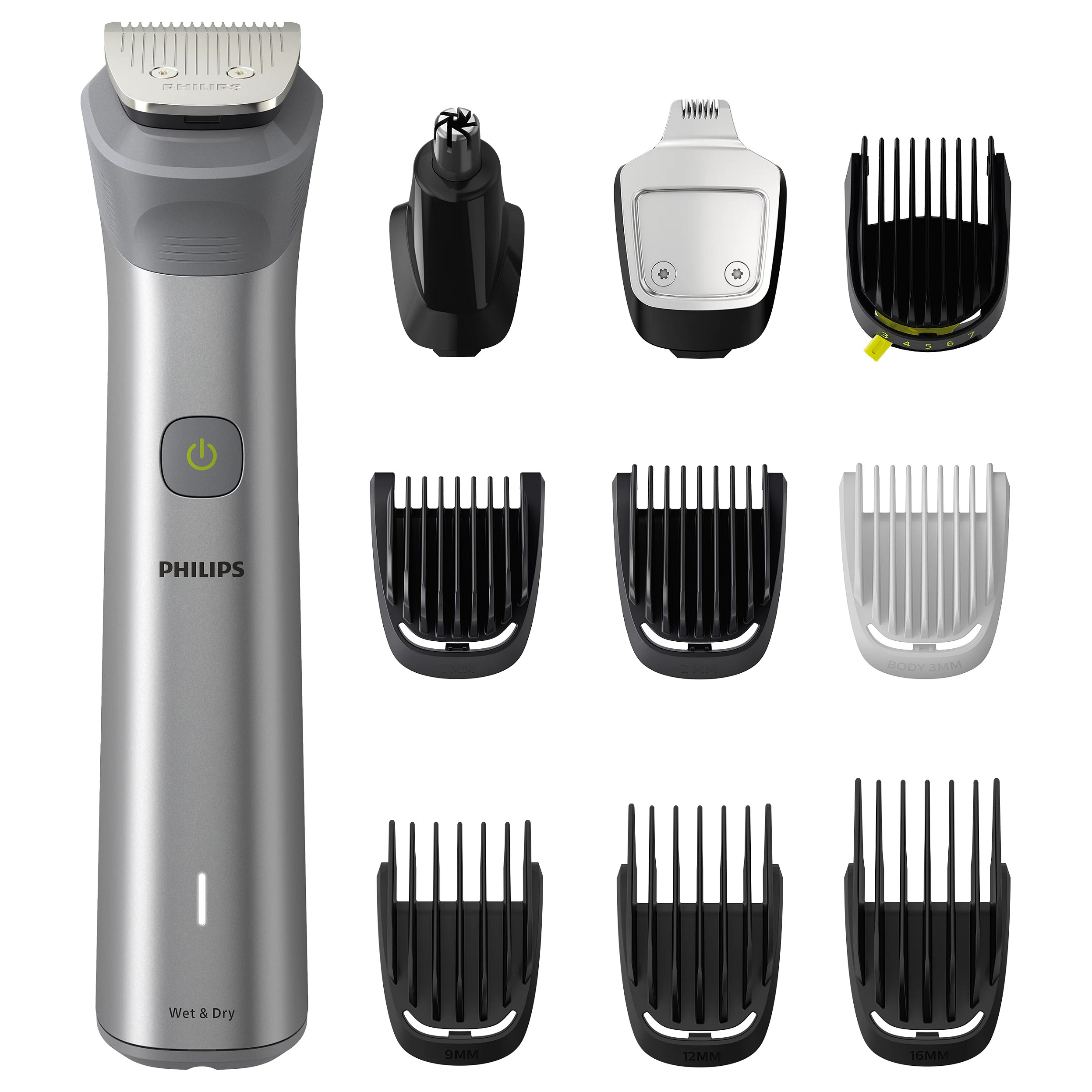 Makinë e rrojës Philips Series 5000 MG5920/15 / All-in-One 10-in-1 / BeardSense / 0.5–16mm / 120min / Wet & Dry – Gri - 4