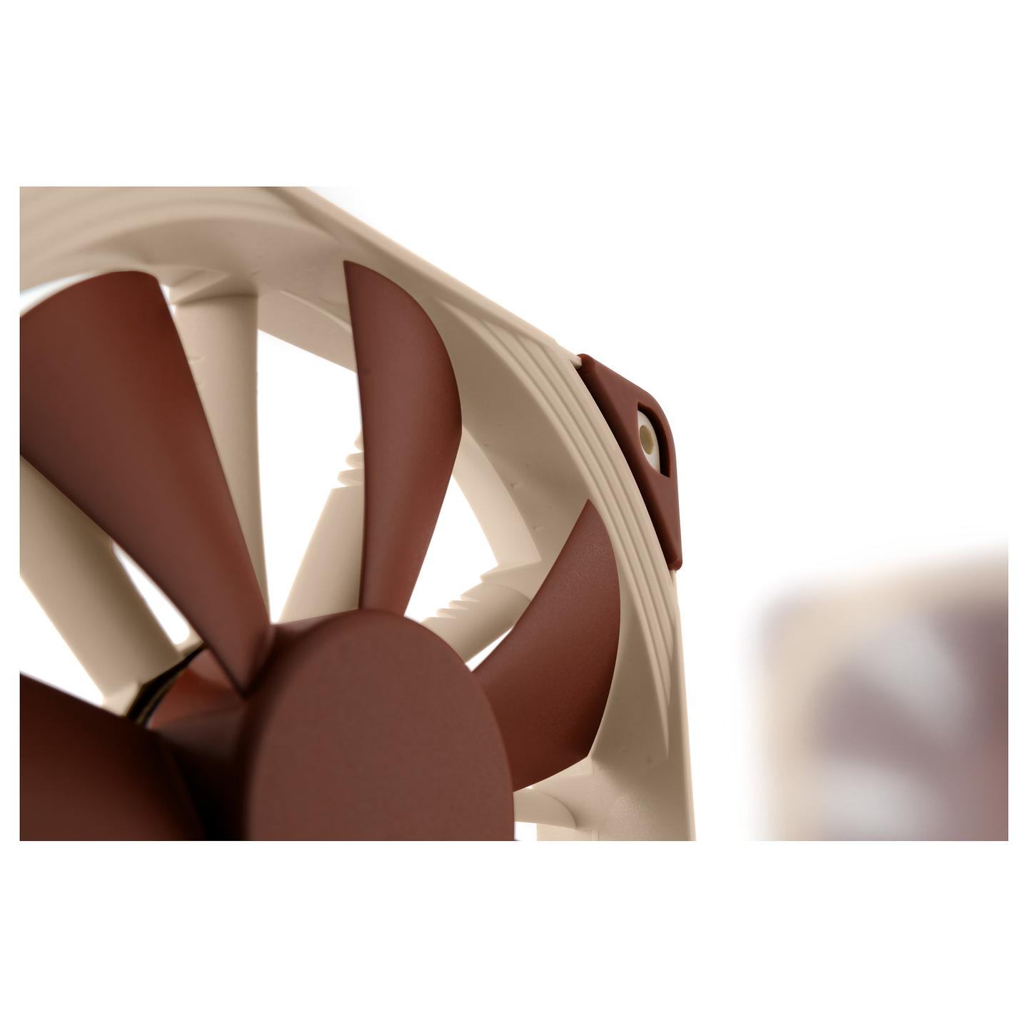 Ftohës për Kasë Noctua NF-F12 5V, 120mm, 1500 RPM, 54.97 CFM, 3-Pin - Kafe/Bezhë - 5