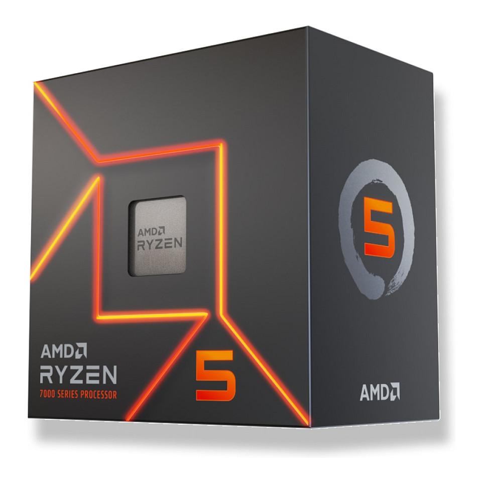 Procesor AMD Ryzen 5 7400 / 6 Bërthama / 12 Threads / 3.3GHz / Turbo-4.3GHz / 22 MB Cache / AM5 - Box