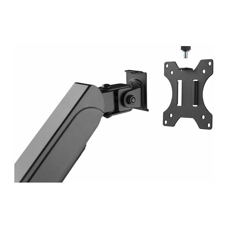 Mbajtëse për Monitor Equip 650134 / 3 Monitorë / 17"-27" / 21kg / Rregullim Lartësie / Gas Spring - Zezë - 2