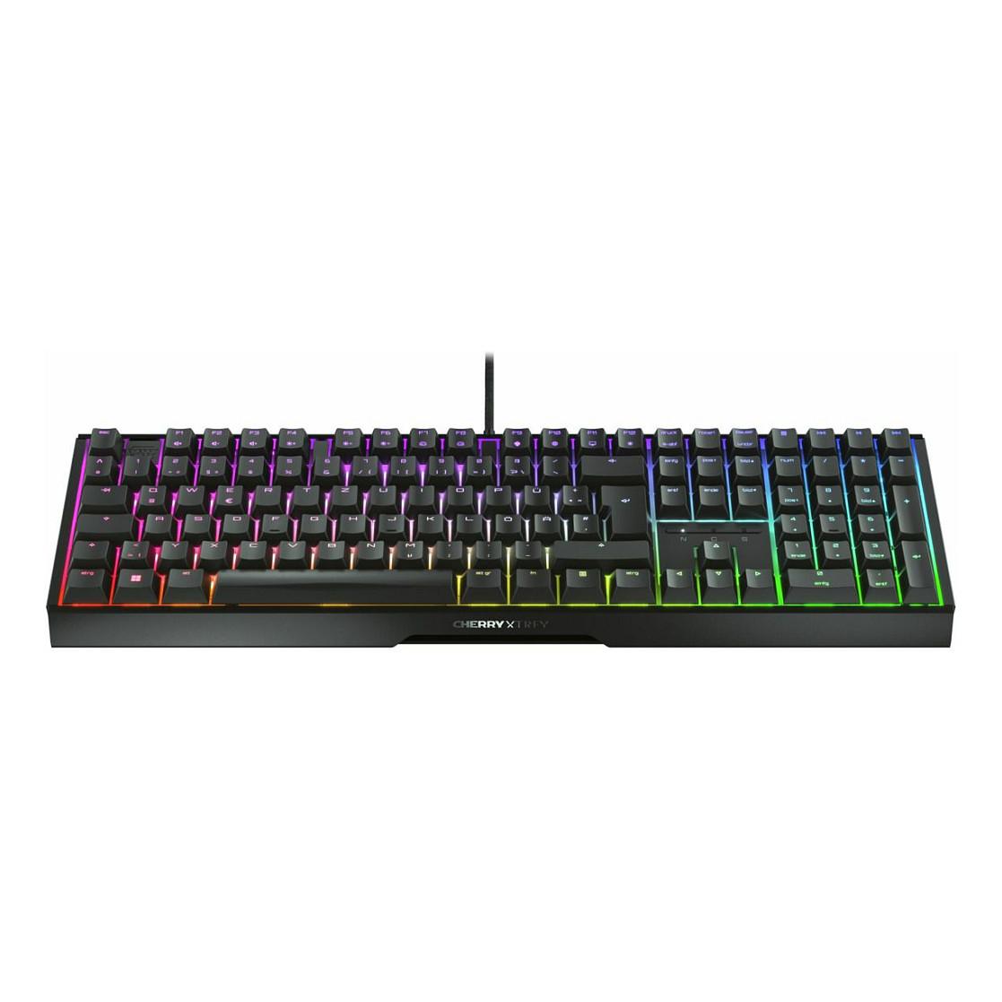Tastierë Gaming me kabllo CHERRY XTRFY MX 3.1 / USB / Mekanike CHERRY MX2A / Full-Size / QWERTZ / German / RGB / 1.6m - Zezë - 7