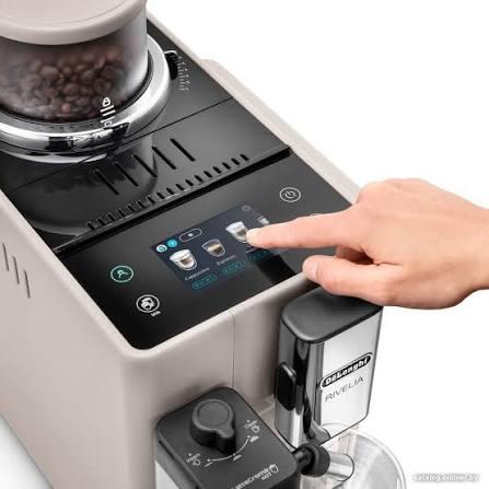 Aparat për kafe De'Longhi Rivelia / Auto / 19 Bar / 1.4L – Krem - 2