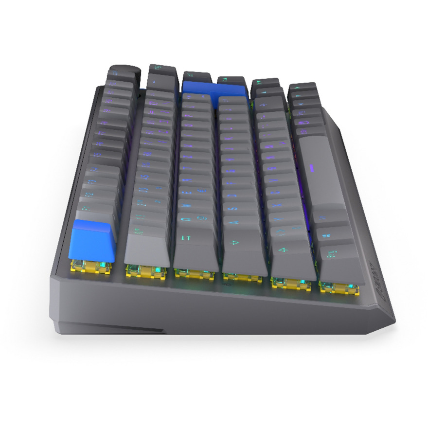 Tastierë Gaming ENDORFY Thock V2 75% / Wired & Wireless / DE / Mekanike / Yellow Switches / ARGB / Hot-Swap - Gri - 4