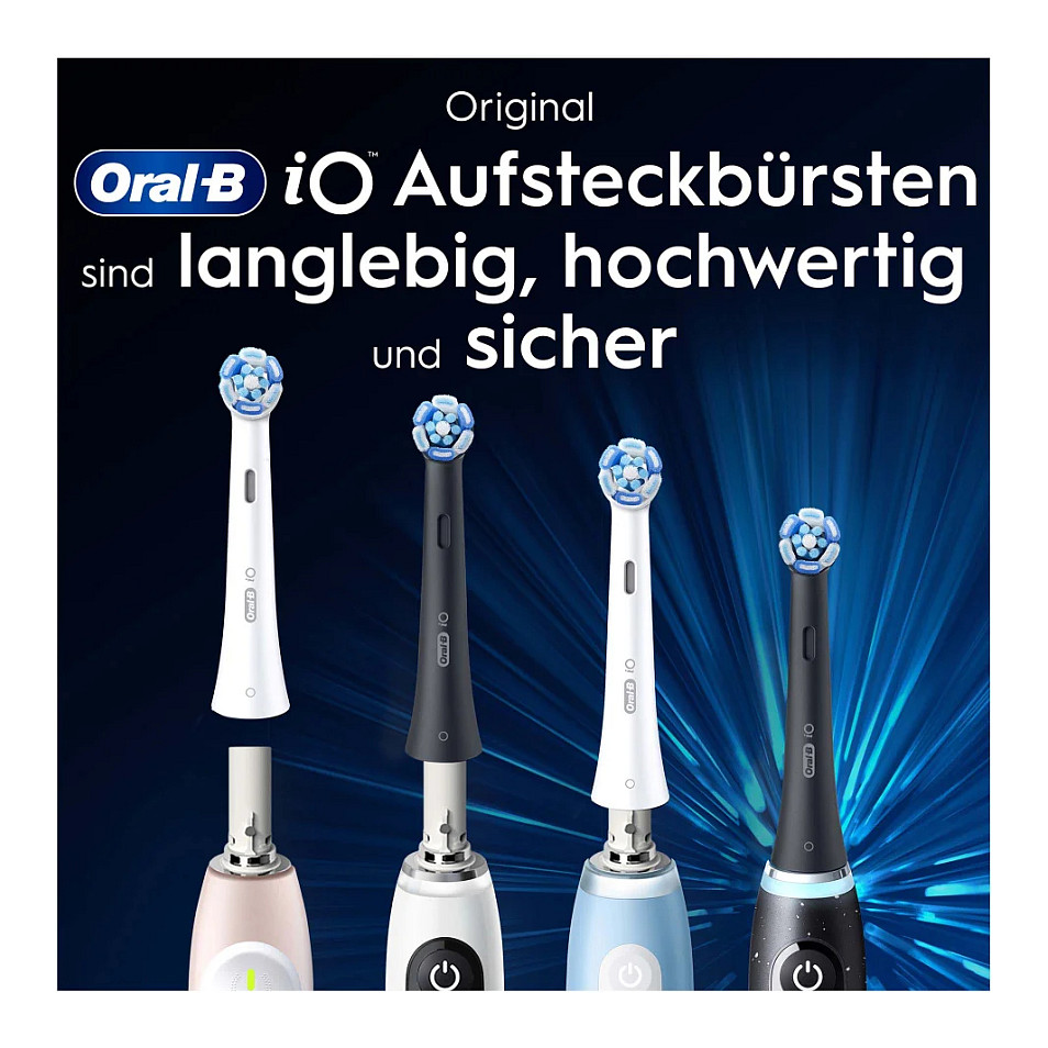Koka zëvendësuese për furçë elektrike Oral-B iO Ultimate Clean / 2 copë / Deep Cleaning – Bardhë - 7