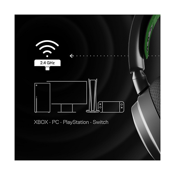 Kufje Gaming SteelSeries Arctis Nova 7X / Pa Kabllo / 2.4 GHz + Bluetooth / 20–22.000 Hz - Zezë/Gjelbër - 11