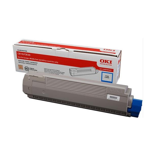 Toner OKI 44059107, 8,000 faqe - Blu