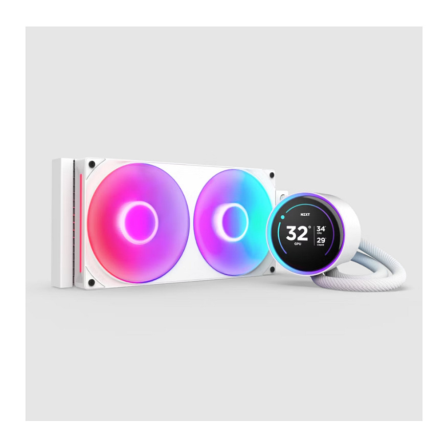 Ftohës për Procesor NZXT Kraken Elite 280 RGB / 280mm / AIO / RGB / LCD - Bardhë