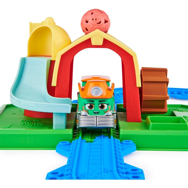 Lodra Spin Master Mighty Express Farm Station Playset – Farm-Frieda / 11 Tracks / Push-and-Go Train - Mix - 4