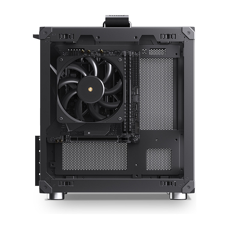 Kasë PC JONSBO C6 Handle / Mini Tower / Micro-ATX / Mini-ITX / Mesh - Zezë - 12