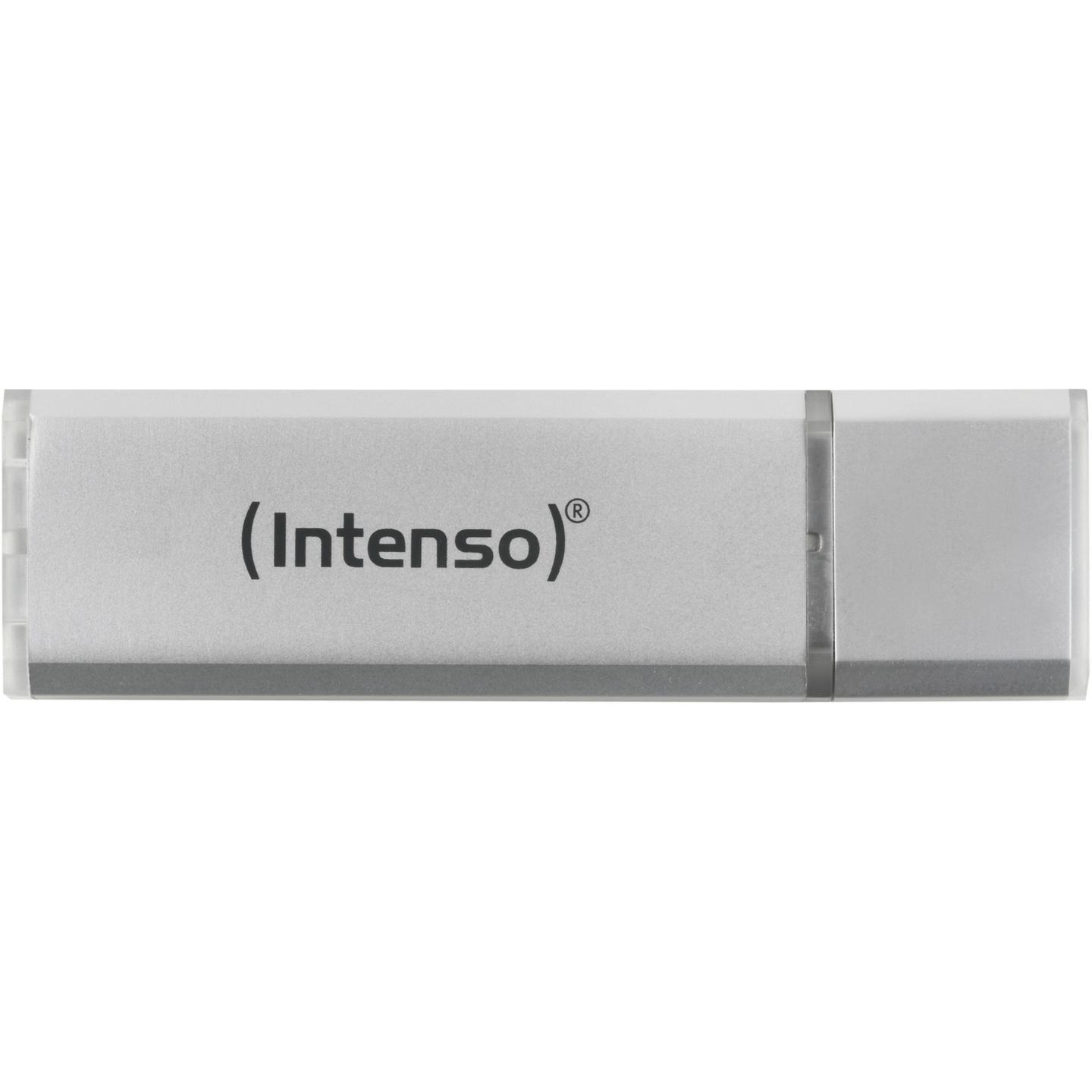 USB Flash Drive Intenso Alu Line 3521492 / 64GB / USB 2.0 / 28MB/s Read 6.5MB/s Write - Argjend - 2