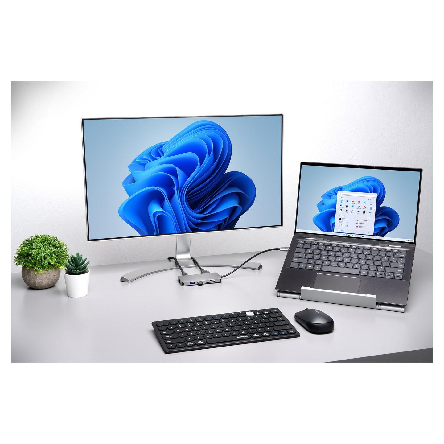 Docking Station Kensington UH1400P / USB-C / 8-in-1 / HDMI / LAN - Argjend - 16