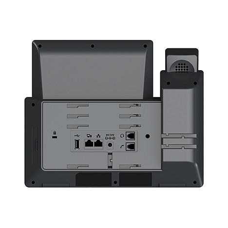 Telefon VoIP Grandstream GRP2670, 12 Linja, 16 Llogari SIP, Ekran Touch 7", Wi-Fi, Bluetooth, Gigabit Ethernet, PoE - Zezë - 4