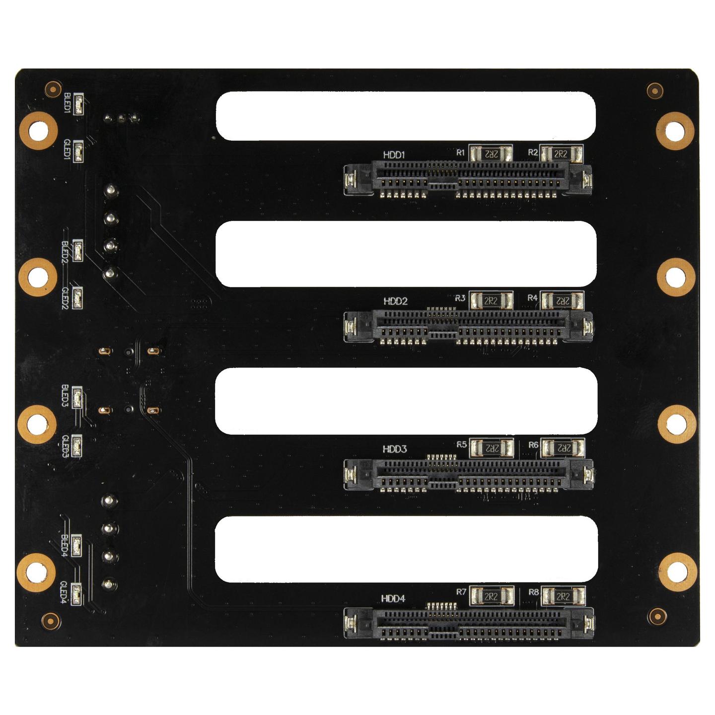 Kasë NAS Inter-Tech NAS-8, 8x HDD/SSD 2.5"/3.5", 2x USB-A 3.2 Gen 1, USB-C 3.2 Gen 1, 2x Ventilatorë 120mm - Zezë - 10