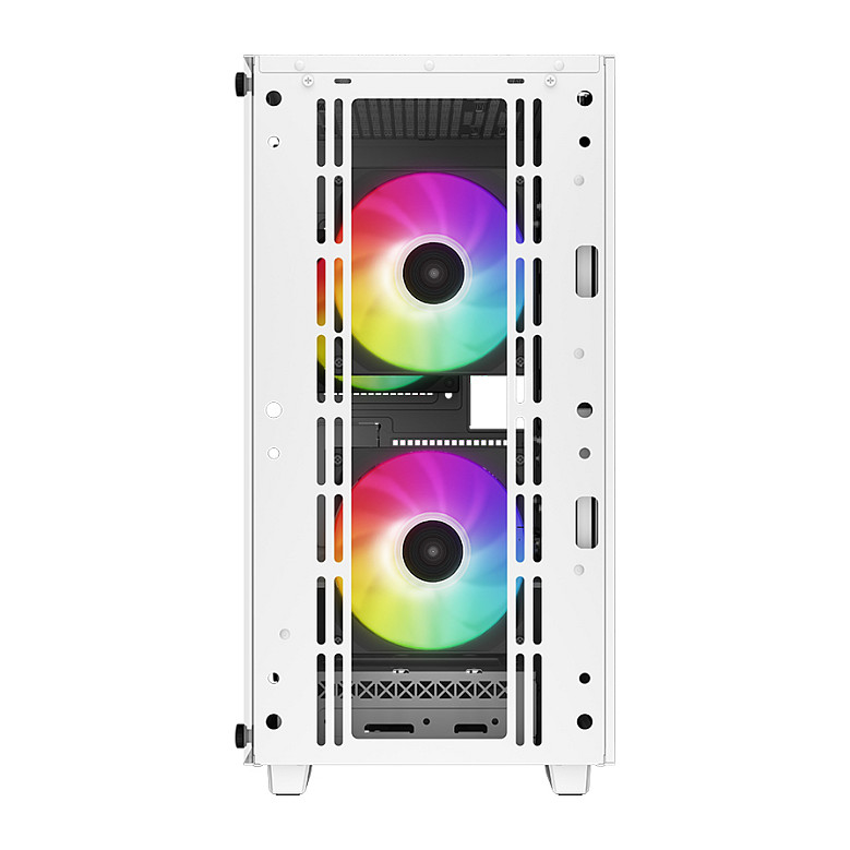 Kasë PC DeepCool CC360 WH ARGB / Mini Tower / Micro ATX / 8x 120mm + 4x 140mm Fan Support / Tempered Glass / Mesh / 360mm Radiator / ARGB - Bardhë - 5