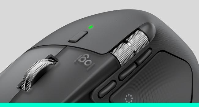 Maus pa Kabllo Logitech MX Master 4 for Business / 910-007617 / Darkfield / 8000 DPI / Bluetooth + Logi Bolt – Zezë - 2