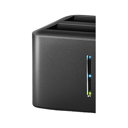 Docking Station për HDD/SSD AXAGON ADSA-D25 / 2.5" SATA / Dual Bay / USB 3.2 Gen 1 / UASP / TRIM / Disk Cloning / 300MB/s - Zezë - 5