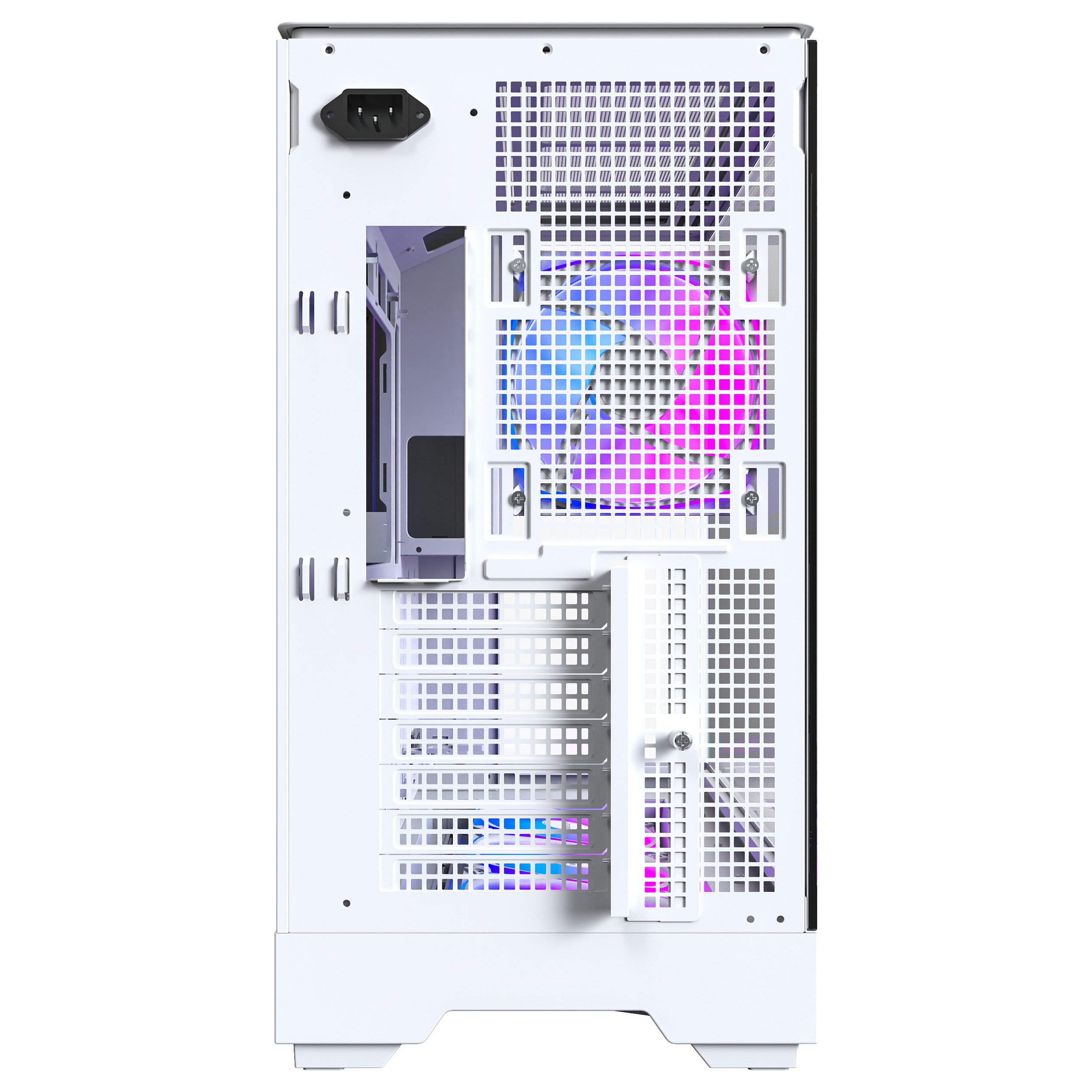 Kasë Montech KING 45 PRO / Midi Tower / ATX / 4x 120mm ARGB Fan / Tempered Glass - Bardhë - 5