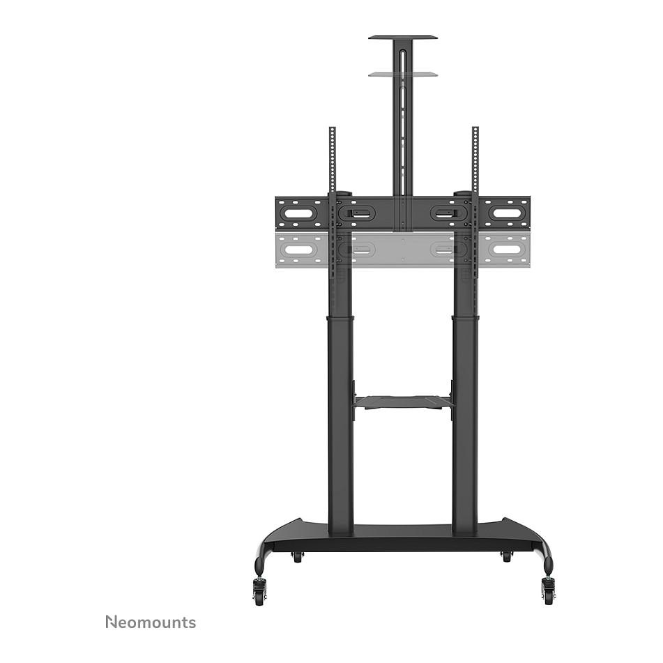 Karrocë për Monitor Neomounts PLASMA-M1950E, 60–100", deri 100kg, Rregullim Lartësie 134–166cm, Tilt 15° - Zezë - 3