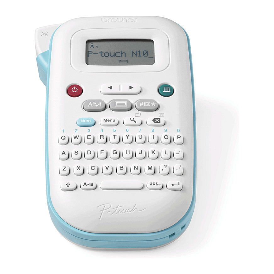 Printer Label Mobile Brother PT-N10 / Për Etiketa / Termal / 180 DPI / 12mm / USB + Bluetooth - Blu/Bardhë