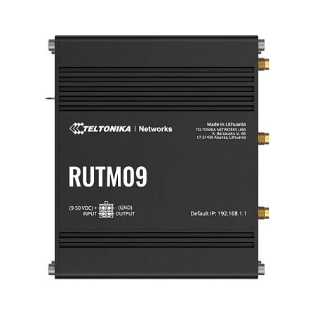 Teltonika RUTM09, Ruter Industrial, 4G LTE Cat 6, 1× Gigabit WAN + 3× Gigabit LAN, Dual SIM, GNSS, Carrier Aggregation, Failover – Zi