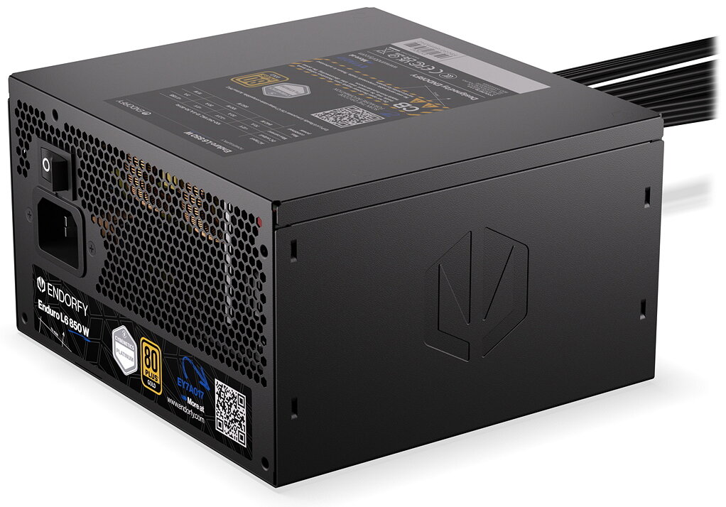 Furnizues Energjie Endorfy Enduro L6 / 850W / ATX 3.1 / 80 PLUS Gold / Non-Modular - Zezë - 3
