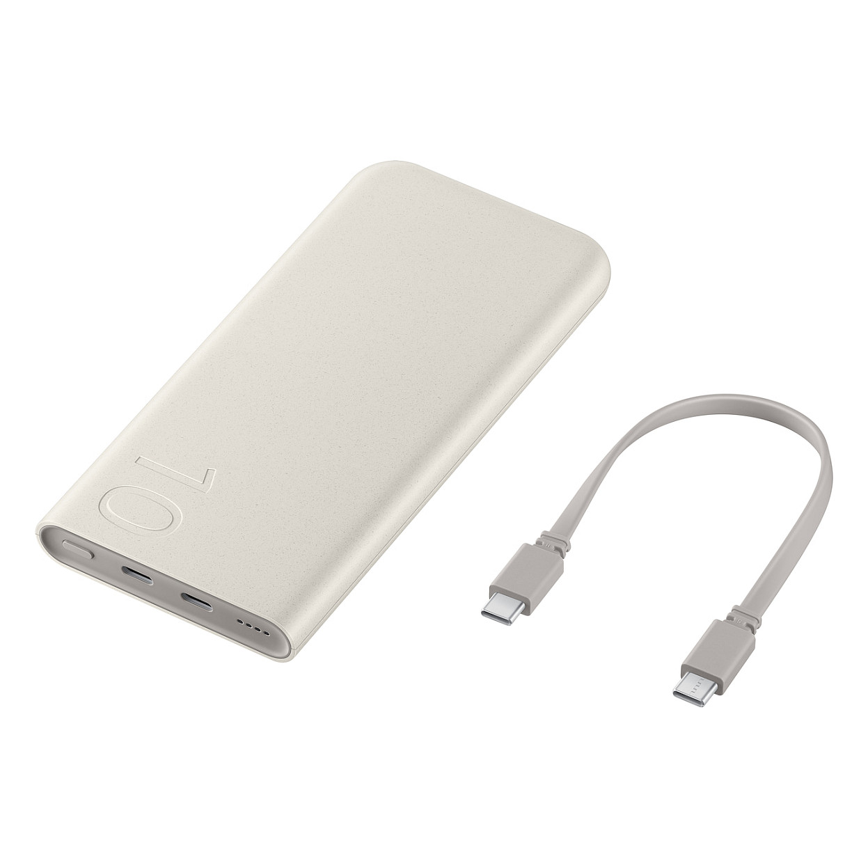 Powerbank Samsung EB-P3401XUEGWW / 10000mAh / 25W / 2x USB-C / PD 3.0 / PPS - Bezhë - 4