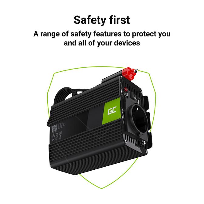 Inverter Green Cell INV28, 24 V, për automjet - Zezë - 10