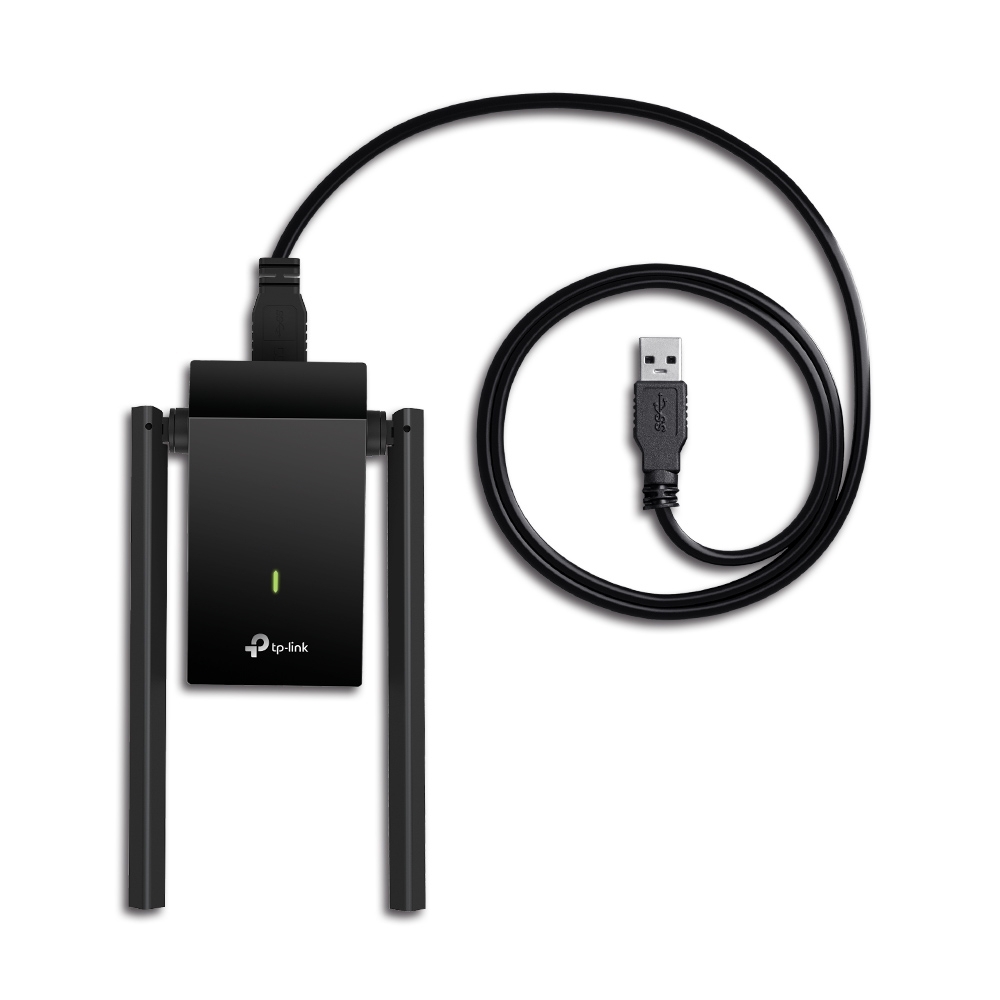 Antena për Rrjet / Wi-Fi USB / 2x5dBi / USB 3.0 / MU-MIMO / 180° - Zezë - 3
