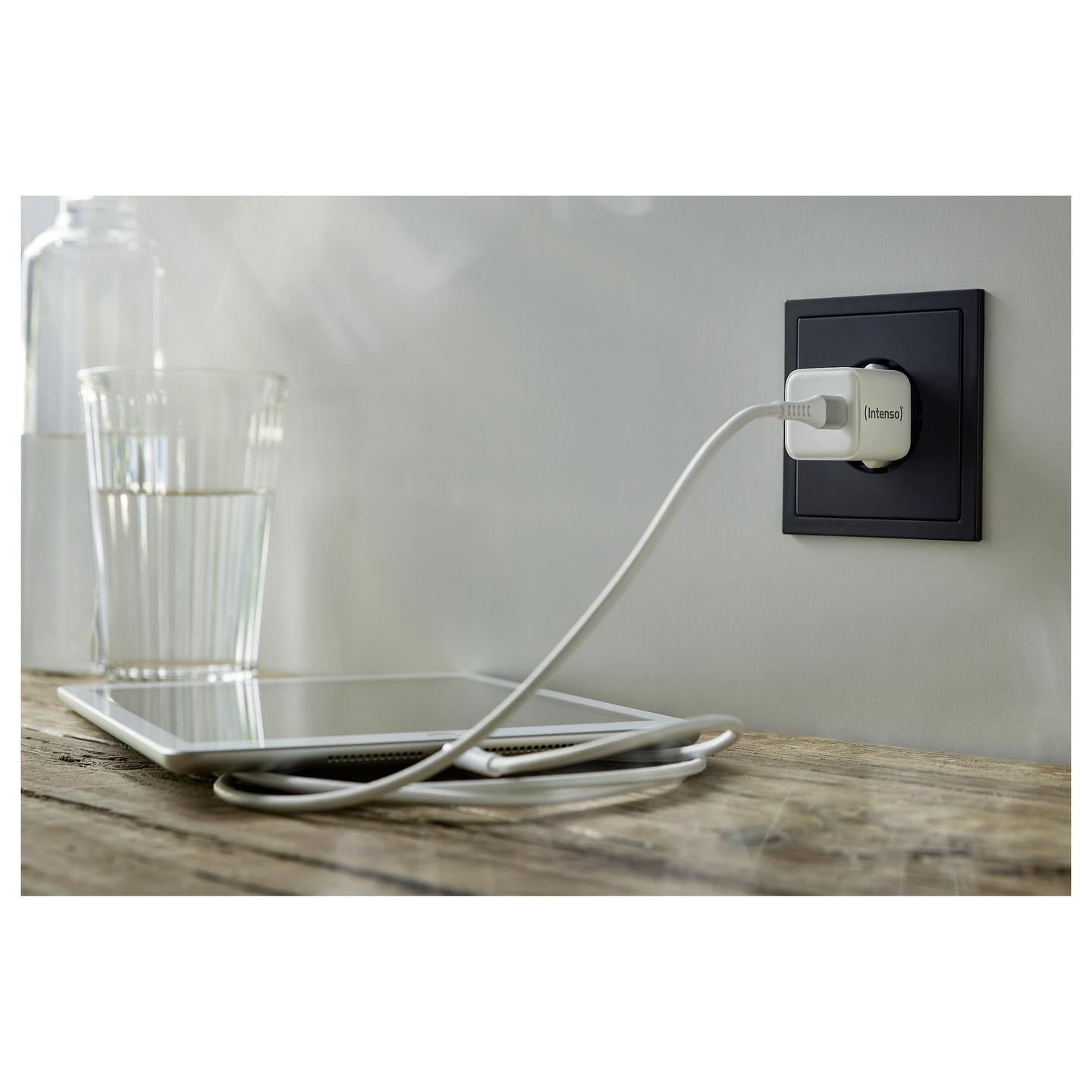 Adapter Intenso W30C GaN / USB-C / 30W / PD 3.0 / PPS / QC 4.0 - Bardhë - 4