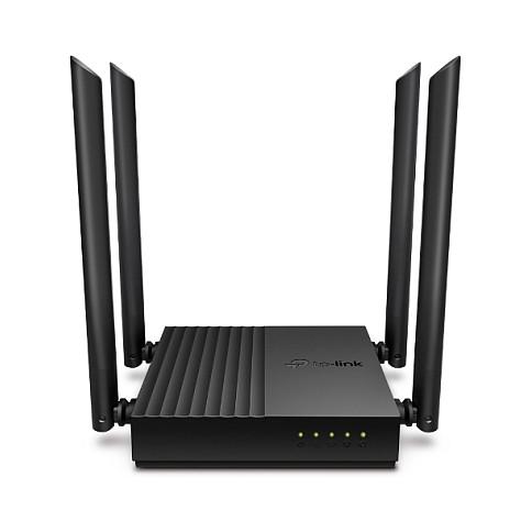 TP-Link, Archer C64, Ruter, Wi-Fi 5, AC1200, Dual-Band, 1× Gigabit WAN + 4× Gigabit LAN, MU-MIMO, EasyMesh, Zezë