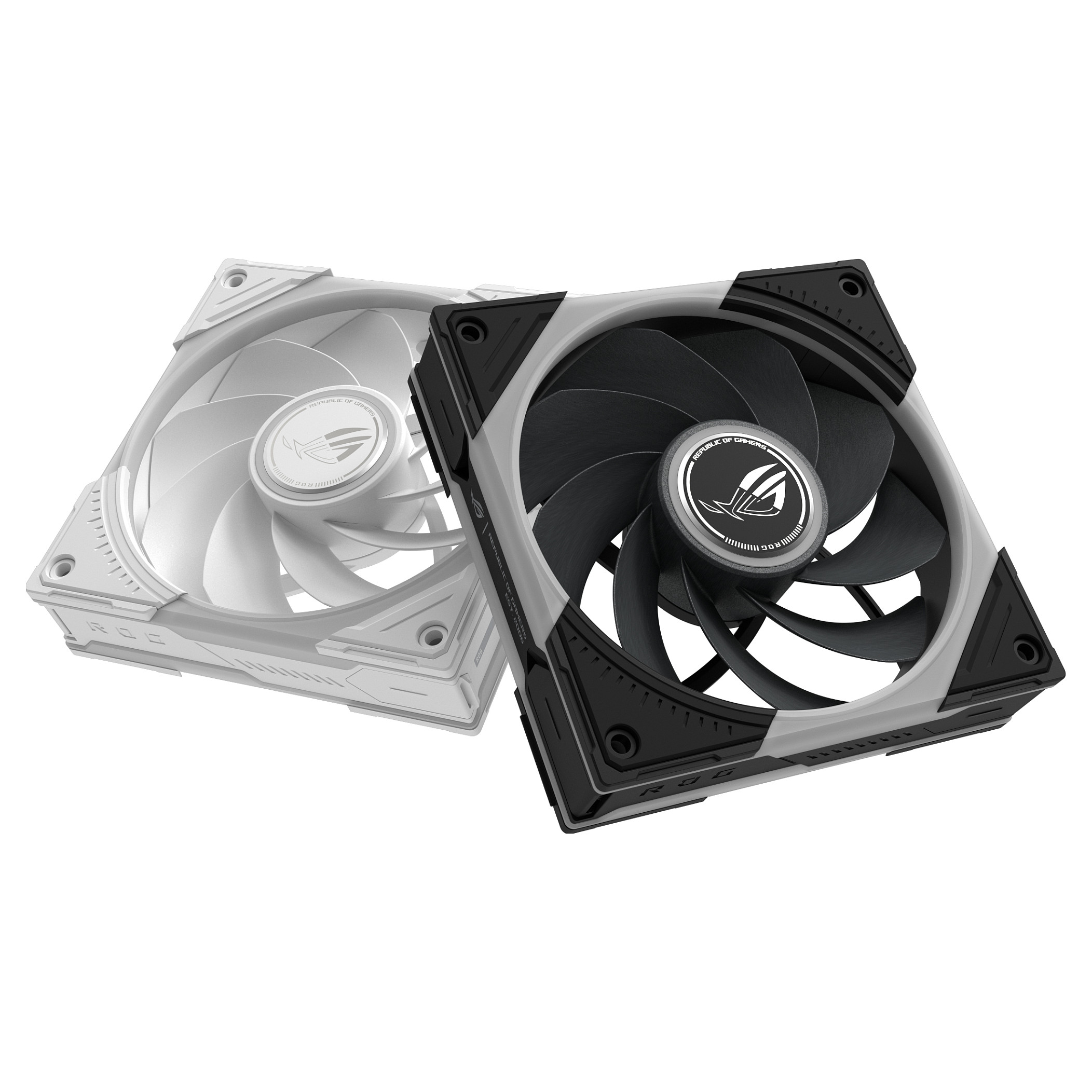 Ftohës për Kasë ASUS ROG Eurux GR120 ARGB Reverse / 120mm / 30mm / PWM / 2200 RPM / 70 CFM / ARGB / 3-Pack / ROG Hub – Zezë/Kuqe/Bardhë - 32