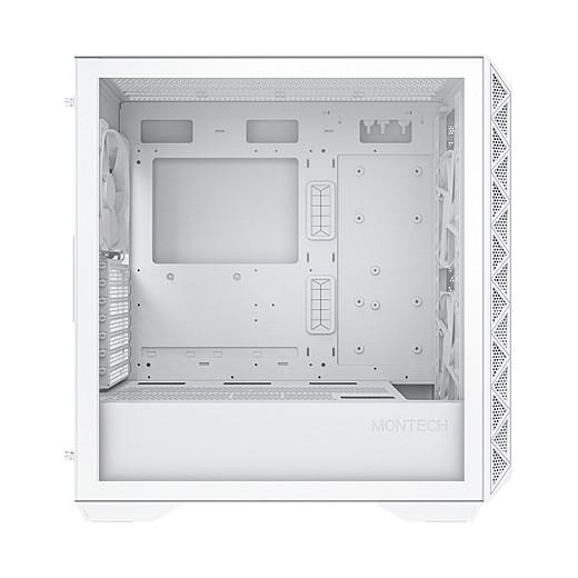 Kasë Montech AIR 903 BASE, Midi Tower, E-ATX, ATX, 3x140mm PWM, USB Type-C, Tempered Glass - Bardhë - 3