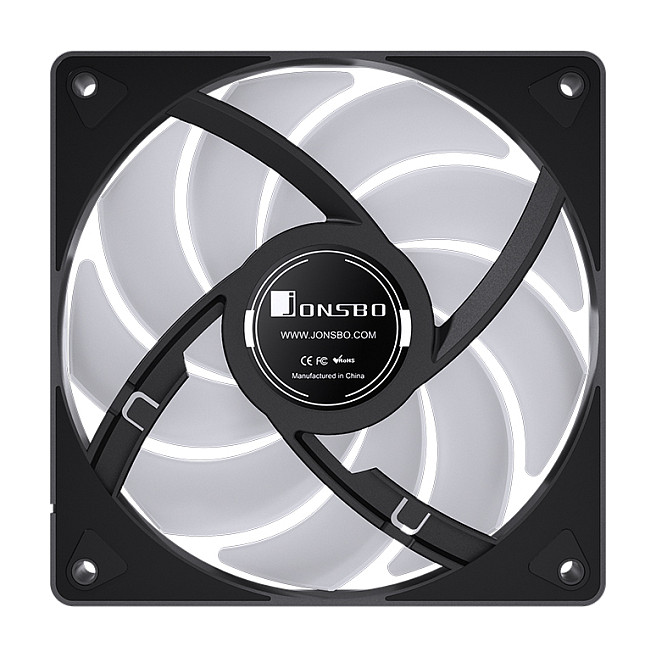 Ftohës për Procesor Jonsbo CR-3000 / Dual Tower / 260W TDP / 2×120mm PWM Fan / ARGB – Zezë - 12