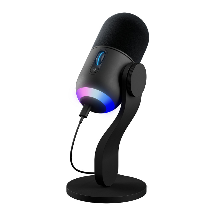 Logitech G Yeti GX Dynamic USB Gaming Microphone, LIGHTSYNC RGB, Supercardioid, 24-bit/96kHz – Black