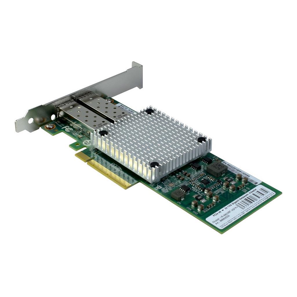 Karta të Rrjetit Inter-Tech Argus LR-9802BF-2SFP+, PCI Express 2.0 x8, 2x 10 Gigabit SFP+, 1GbE + 10GbE, Intel 82599, Low Profile - 2