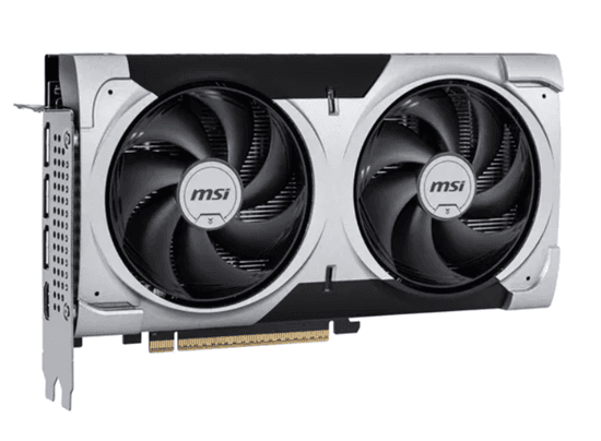 Kartelë Grafike Nvidia MSI GeForce RTX 5060 Ti Ventus 2X OC, 8GB GDDR7, PCIe 5.0 x16, 128-bit, 2x Fans, 3x DisplayPort 2.1b, HDMI 2.1b – Zezë - 4