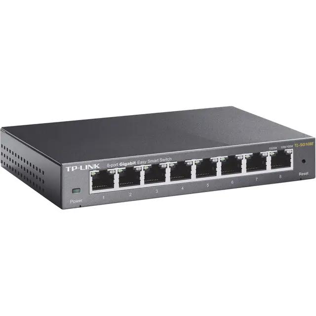 Switch TP-Link TL-SG108E, 8x Gigabit, Easy Smart - Zezë - 4