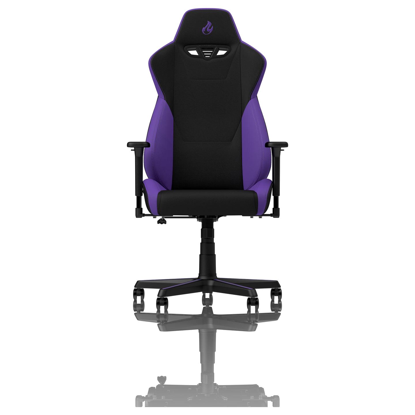 Karrige Gaming Nitro Concepts S300 / Mbështetëse krahu 3D / Mbështetëse koke / Mbështetje për mes / 135 kg – Vjollcë/Zezë - 8