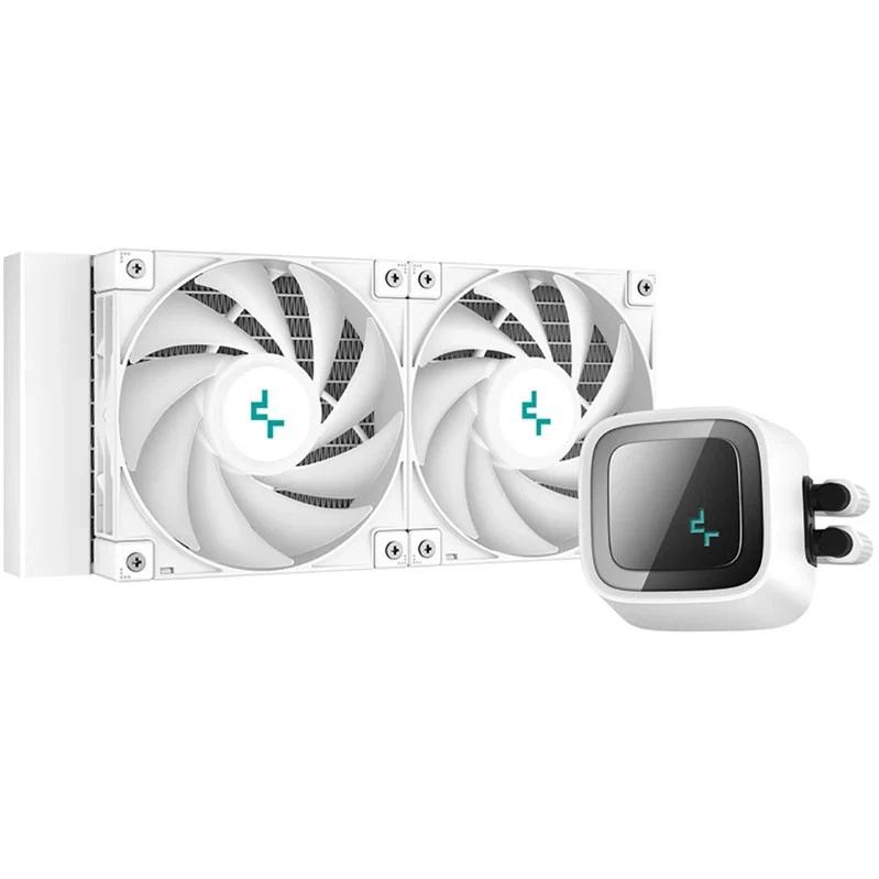 Ftohës për Procesor DeepCool LS520 WH / AIO / 240mm / 2x120mm / 500-2250RPM / 85.85CFM / ARGB - Bardhë - 2