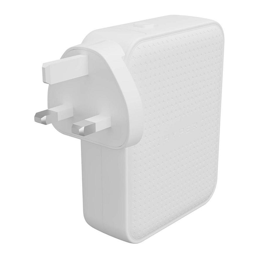 Karikues USB-C Targus HYPER HJ1001WHWWGL, 145W, 3x USB-C, 1x USB-A, GaN, Power Delivery 3.1, PPS - Bardhë - 2