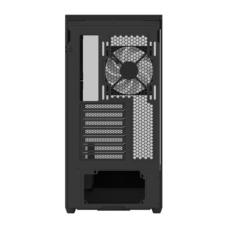 Kasë PC Aerocool P500A / Midi Tower / ATX / 3x 120mm + 1x 120mm ARGB Fan / Tempered Glass - Zezë - 2