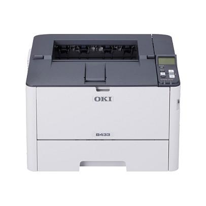Printer Laser OKI B433dn / LED / A4 / 1200 × 1200 DPI / 40 ppm / Duplex - Gri/Bardhë - 3