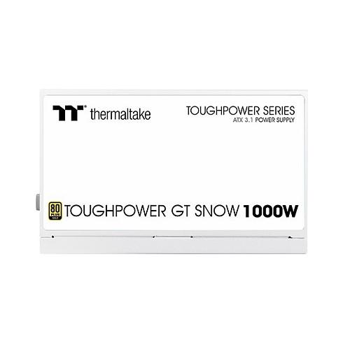 Furnizues Energjie Thermaltake Toughpower GT Snow, 1000W, 80 PLUS Gold, ATX 3.1, Full Modular, PCIe 5.1, 12V-2x6 - Bardhë - 6
