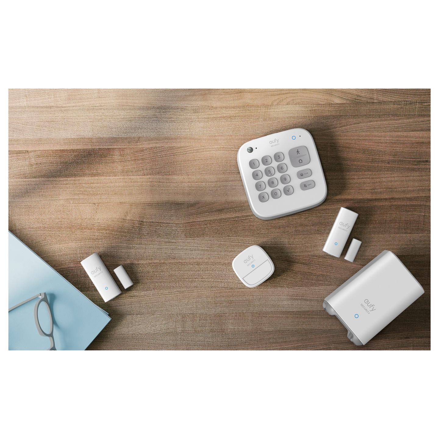 Sistem Alarmi i Mençur eufy T8990321, 5-Pjesësh, Wi-Fi, RF Wireless, GSM, SMS, Sensorë Dyer/Dritare, Sirenë - Bardhë - 8