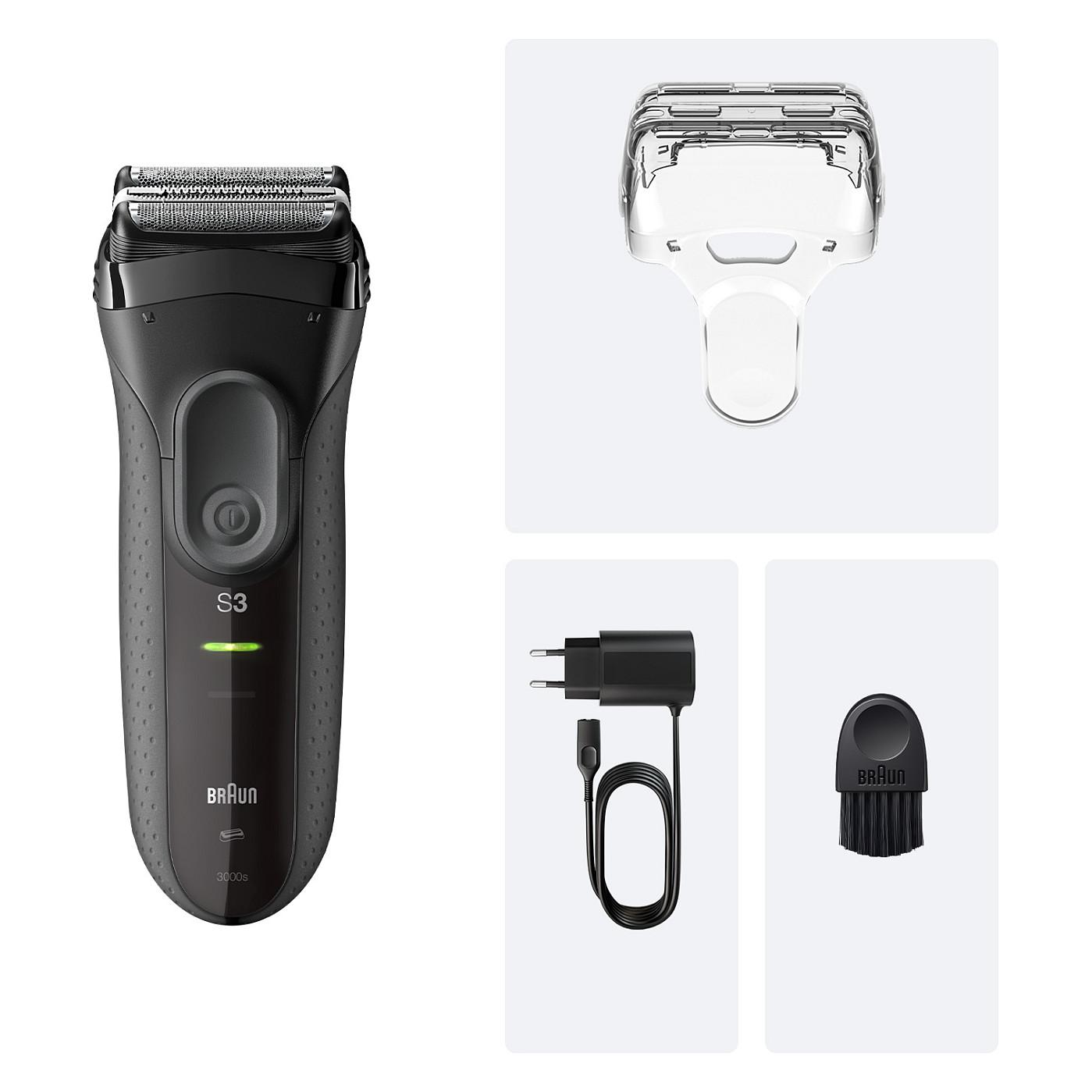 Makinë e rrojës Braun Serie 3 3000S - Hiri - 4