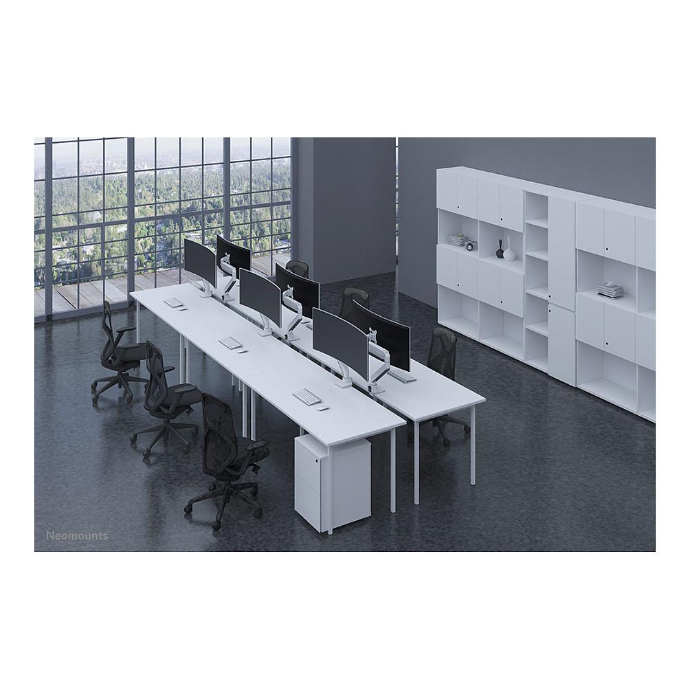Mbajtëse për Monitor Neomounts NM-D775WHITEPLUS / 1 Monitor / 10"-49" / 18kg / Gas Spring / Clamp-Grommet / Tilt ±45° / Swivel 360° / Rotacion 180° - E bardhë - 12