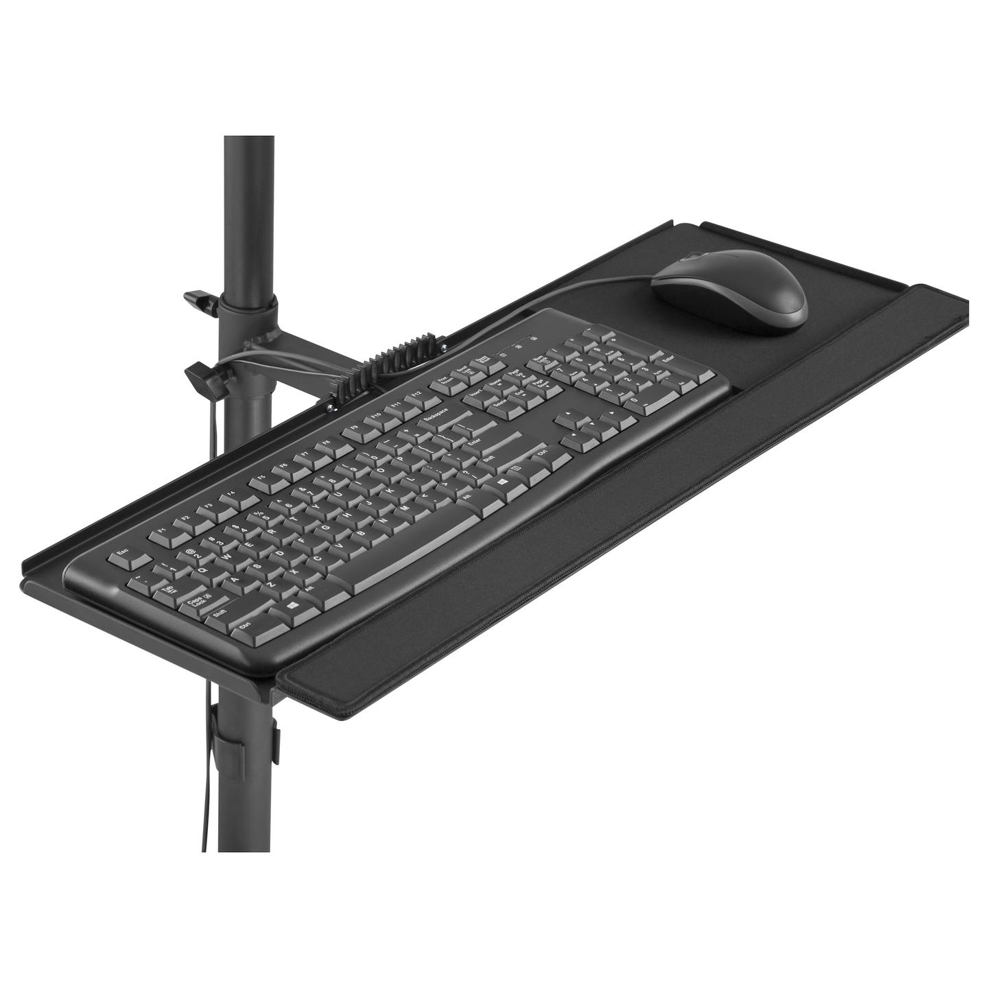 Mbajtëse për Monitor Equip 650171 , 17–32" , deri 8kg , me rrota , lartësi e rregullueshme , VESA 75x75 & 100x100 - Zezë - 3