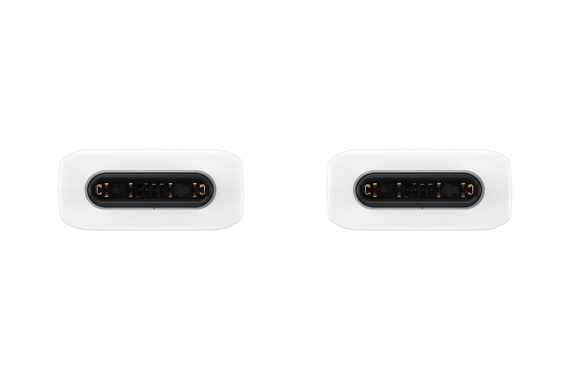 Kabllo Samsung USB-C / USB-C EP-DA705BWEGWW / 1m / 60W / USB 2.0 - Bardhë - 2