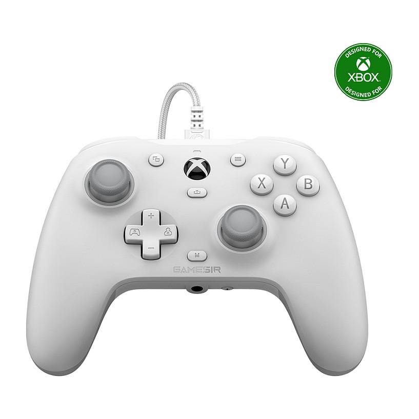Kontroller për Xbox GameSir G7 HE, Xbox Series X|S, Xbox One, PC, USB-C, Hall Effect, 2 Butona të Programueshëm, 3.5 mm – Bardhë