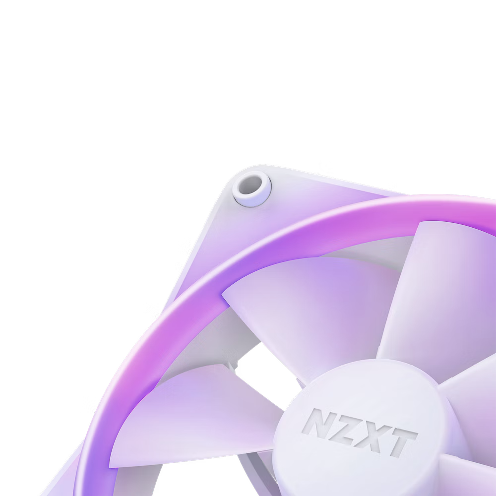 Ftohës për Kasë 140mm NZXT F140 RGB Twin Pack – Bardhë - 3